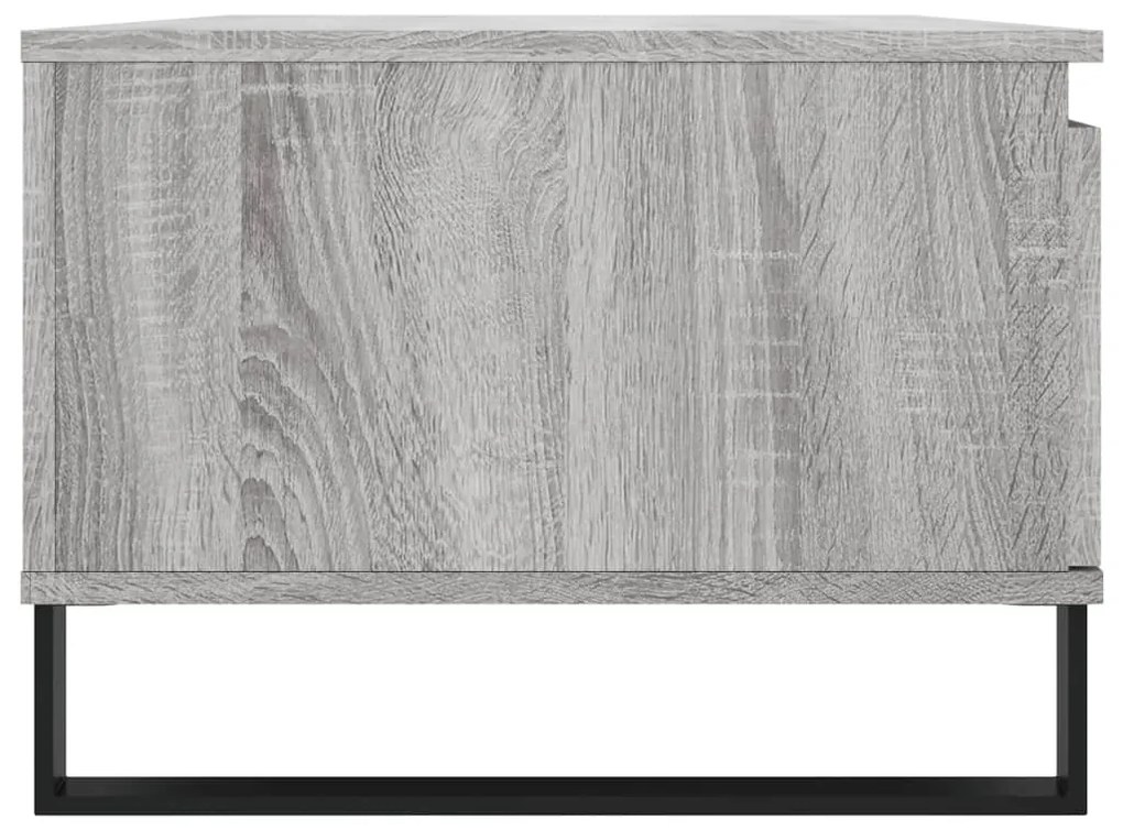 vidaXL Τραπεζάκι Σαλονιού Γκρι Sonoma 90x50x36,5εκ. Επεξεργασμένο Ξύλο