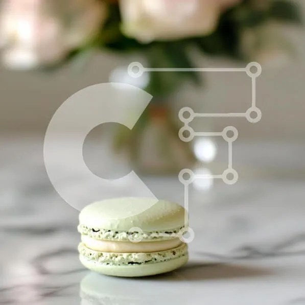 Intra Συλλεκτικό Ξύλινο Παζλ Plywood  4mm - Πράσινο Macaron σε μαρμάρινη επιφάνεια Σε Ξύλινο Κουτί - Διαστάσεις: 10x10 cm – 25 κομμάτια