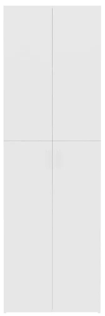 vidaXL Ντουλάπα Γραφείου Λευκή 60 x 32 x 190 εκ. από Επεξ. Ξύλο