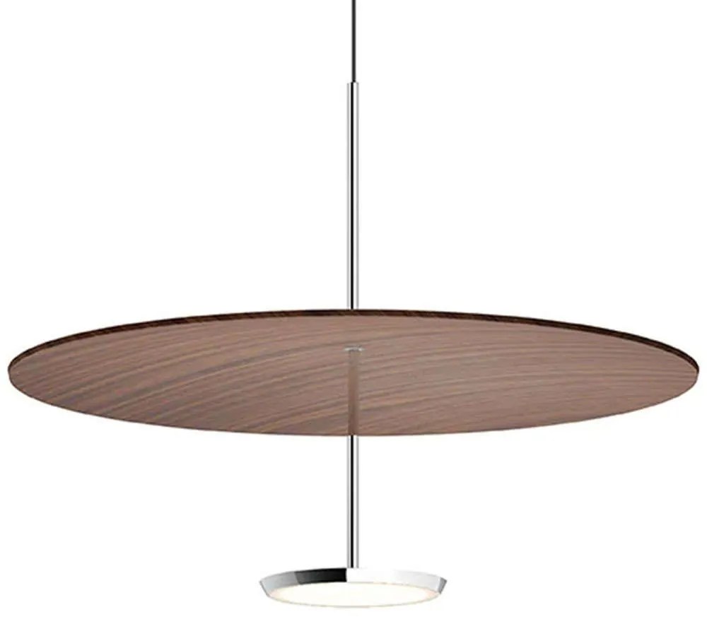 Φωτιστικό Οροφής Sky Dome 24 10570/10586 61x44,4cm Led 1250lm 18W Aluminium-Walnut Pablo Designs