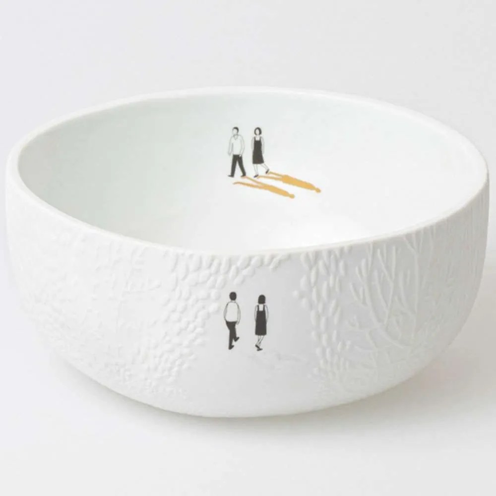 Μπωλ Σερβιρίσματος A Walk In The Park RD0016891 Φ18x8cm Multi Raeder Porcelain