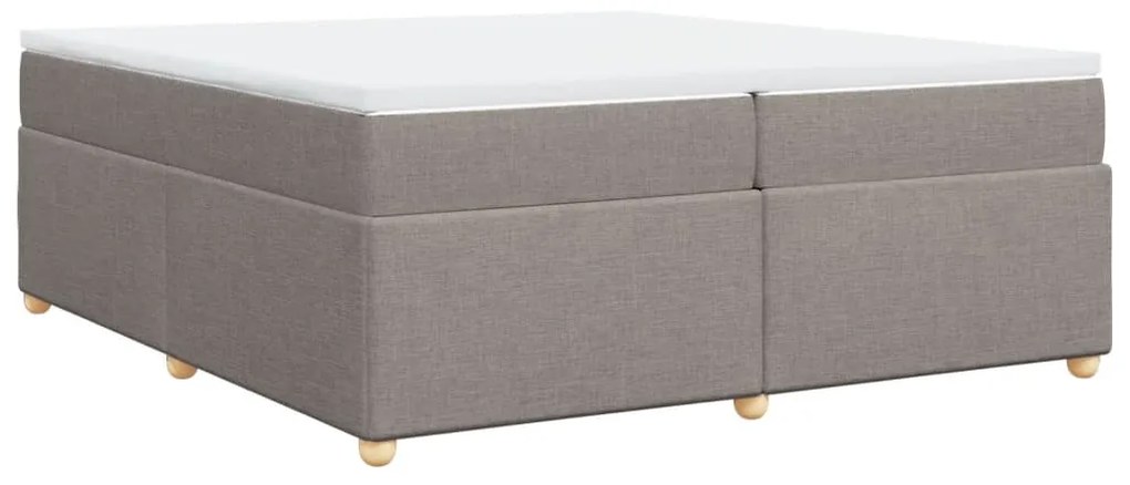 ΚΡΕΒΑΤΙ BOXSPRING ΜΕ ΣΤΡΩΜΑ TAUPE 200X200 ΕΚ. ΥΦΑΣΜΑΤΙΝΟ 3285405