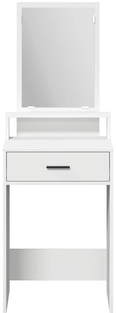 vidaXL Τραπέζι Μακιγιάζ με Συρτάρια Λευκό 50x41x140 εκ