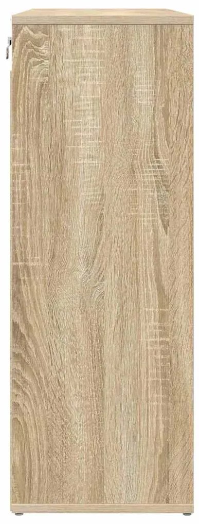 vidaXL Παπουτσοθήκη με ράφι Sonoma Δρυς 77.5 x 30 x 83.5 εκ.