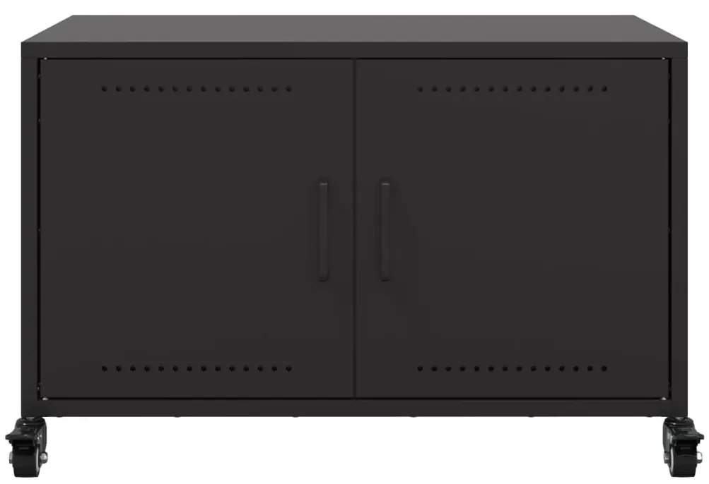 vidaXL Έπιπλο Τηλεόρασης Μαύρο 68x39x43,5 εκ. Χάλυβας