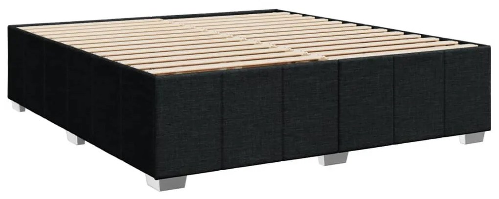 ΚΡΕΒΑΤΙ BOXSPRING ΜΕ ΣΤΡΩΜΑ ΜΑΥΡΟ 180X200 ΕΚ. ΥΦΑΣΜΑΤΙΝΟ 3289449