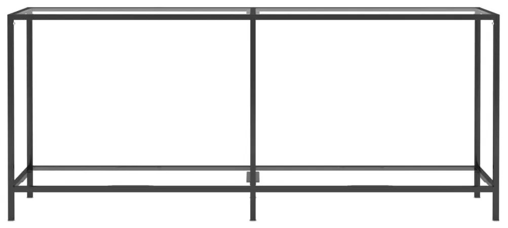 Τραπέζι Κονσόλα Διαφανές 180 x 35 x 75,5 εκ. από Ψημένο Γυαλί - Διαφανές