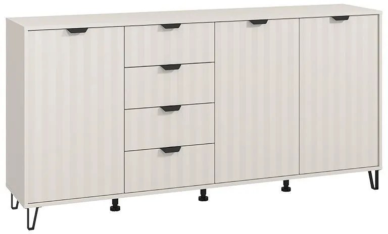 Κομότα - Μπουφές Brest 4K4F Cashmere - Cashmere Ματ 183x40x91 εκ. 183x40x91 εκ.