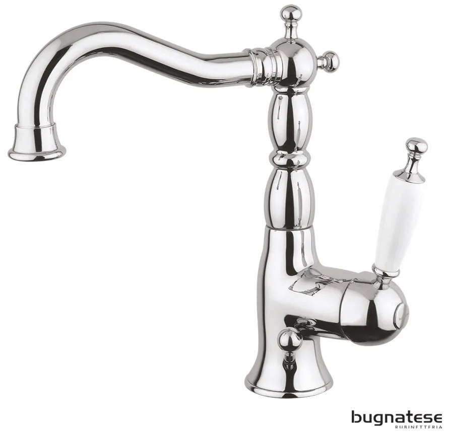 Μπαταρία Νιπτήρα με Αυτόματη Βαλβίδα Oxford Bugnatese Chrome 6313-100