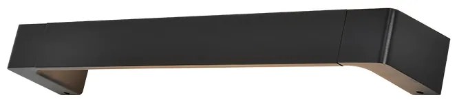 Φωτιστικό Επίτοιχο Aca ZD810412LEDBK FOGA Μαύρο Ματ (Black Mat) 3000K