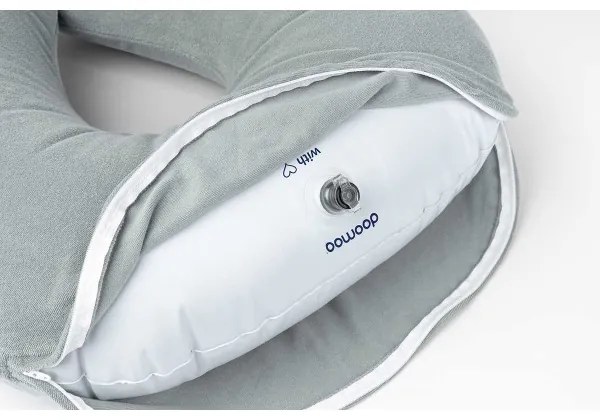 DOOMOO ΦΟΥΣΚΩΤΟ ΜΑΞΙΛΑΡΙ ΘΗΛΑΣΜΟΥ NURSING AIR PILLOW GREEN