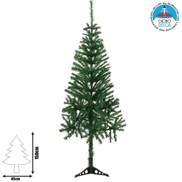 Χριστουγεννιάτικο Δέντρο SantaClaus Φ65xΥ150εκ Πράσινο Crazy Christmas 36803 Globostar-36803-Πράσινο 36803