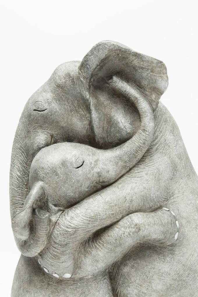 Διακοσμητικό Elephant Hug (PL) - Γκρι