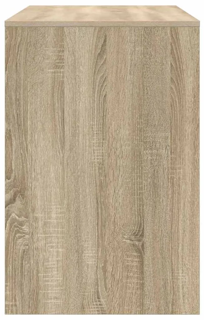 vidaXL Γραφείο με ράφι Sonoma Δρυς 102 x 50 x 75 εκ Επεξεργασμένο ξύλο
