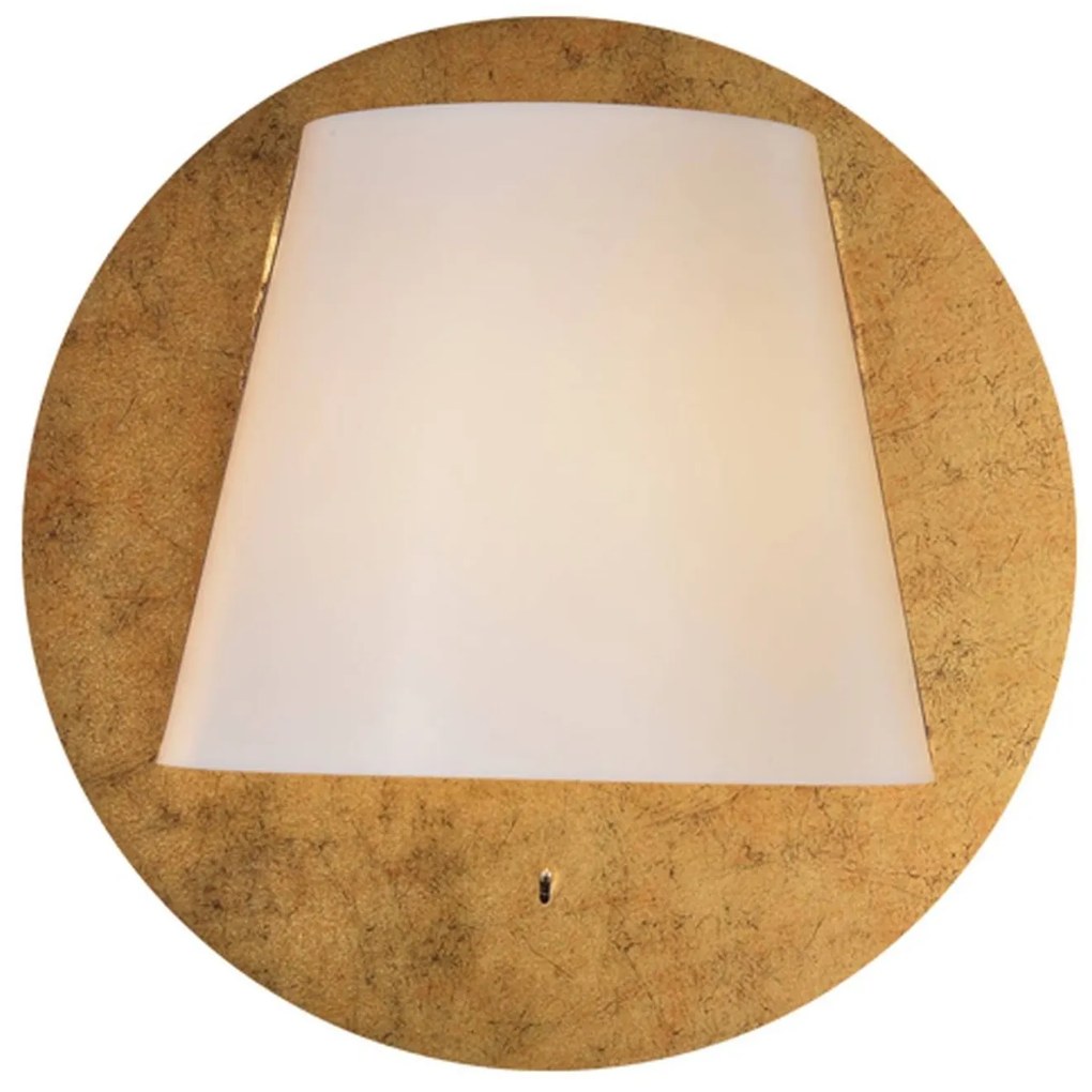Πλαφονιέρα - Απλίκα  Με Βάση Από Mdf ZM165LEDWG Gold Mdf, Metal