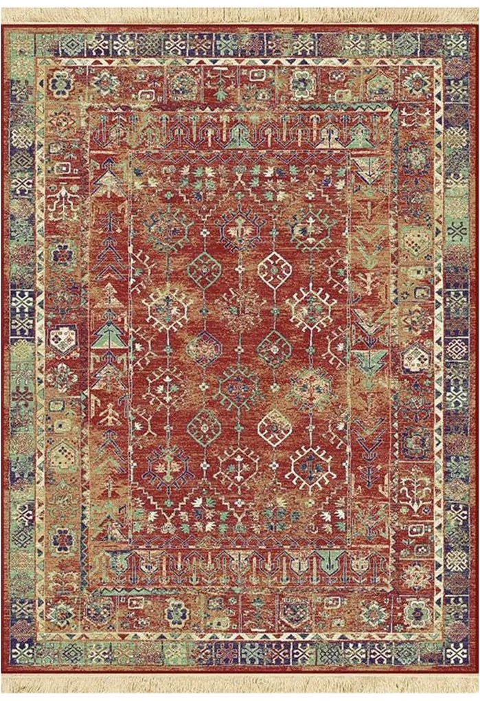 Χαλί Sonia 9937/301220 Beige-Red New Plan 160X230cm