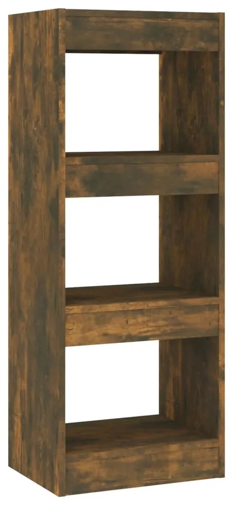 vidaXL Βιβλιοθήκη/Διαχωρ. Χώρου Καπνιστή Δρυς 40x30x103 εκ Μοριοσανίδα