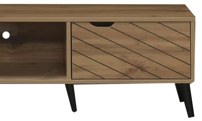 Έπιπλο τηλεόρασης Thelma pakoworld sonoma μελαμίνης 150x40x41.6εκ - 049-000099