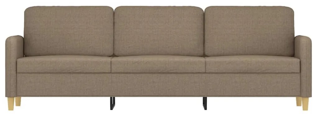 vidaXL Καναπές Τριθέσιος Taupe 180 εκ. Υφασμάτινος