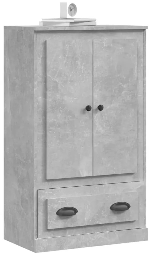 vidaXL Ντουλάπι Γκρι Σκυροδέματος 60x35,5x103,5 εκ. Επεξεργασμένο Ξύλο