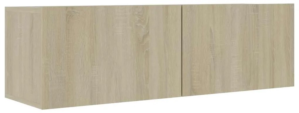 vidaXL Έπιπλο Τηλεόρασης Sonoma Δρυς 100 x 30 x 30 εκ. από Επεξ. Ξύλο