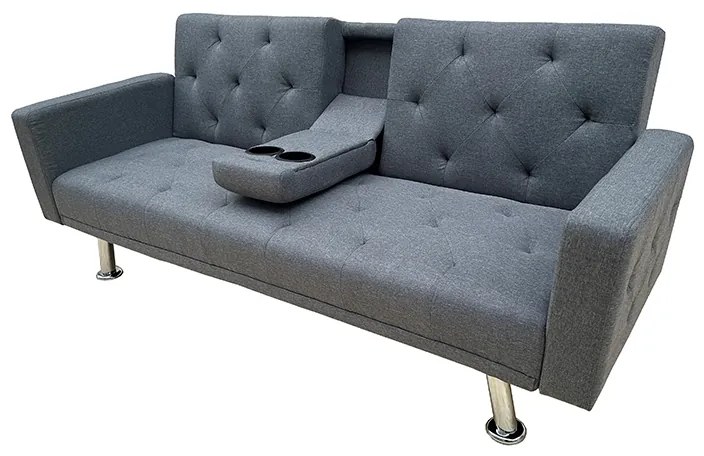 REST/ARMS GREY ΥΦΑΣΜΑ ΚΑΝΑΠΕΣ-ΚΡΕΒΑΤΙ 178X88εκ.