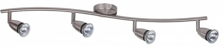Rabalux Norman Σποτ Τετραπλό Μήκους 70cm Νίκελ Ματ 5994