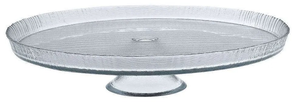 Πιατέλα Lutra Με Πόδι AD422 33cm Clear Espiel Glass