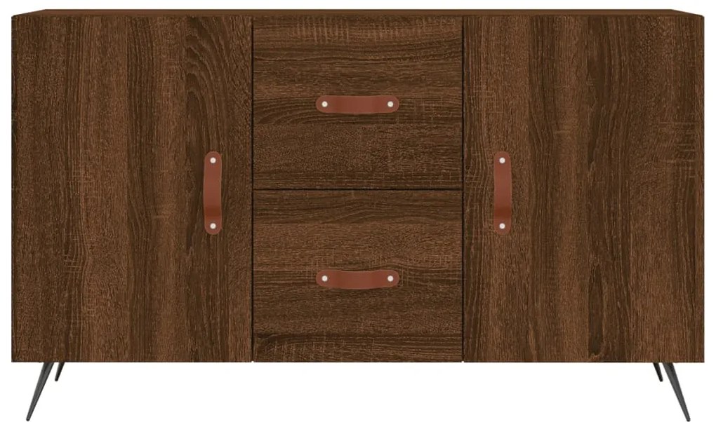vidaXL Μπουφές Καφέ Δρυς 100 x 36 x 60 εκ. Επεξεργασμένο Ξύλο