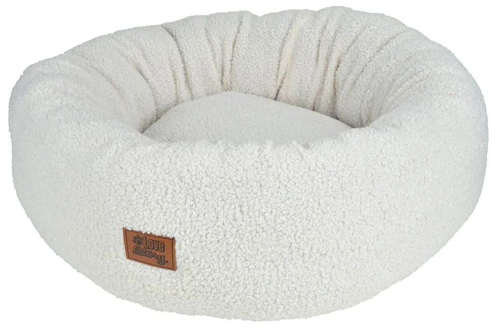 Κρεβάτι για σκύλο Wooly LoveStory με αντιολισθητικό πάτο και διαστάσεις 55x55x10cm