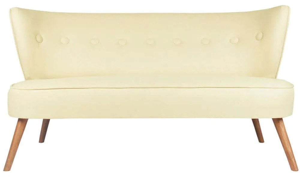 Καναπές Διθέσιος Bienville 558ZEN1201 141x73x77cm Cream