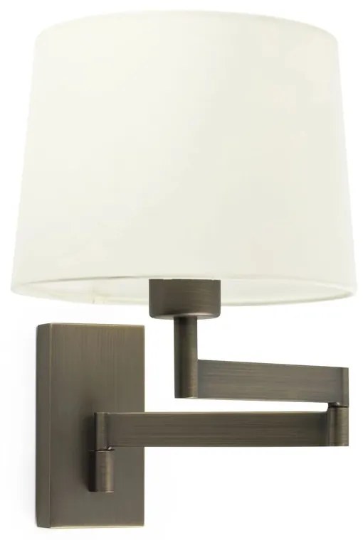 Φωτιστικό Τοίχου - Απλίκα Artis Articulated 68494-02 E27 max 15W Bronze - Beige Faro Barcelona