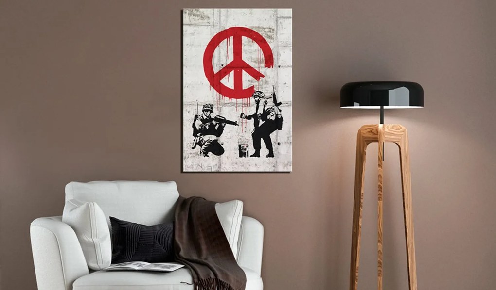 Πίνακας -  Soldiers Painting Peace by Banksy 40x60