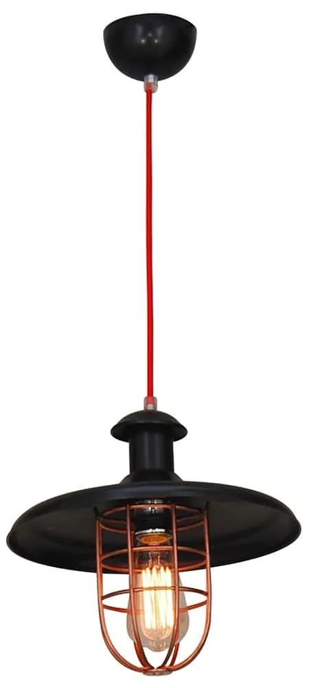 Φωτιστικό Οροφής Κρεμαστό HL-238S-1P 77-3040 Kuro Black Homelighting Metal