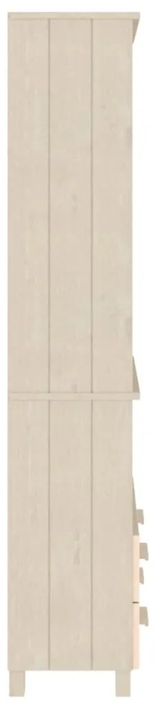 vidaXL Ντουλάπι HAMAR από Μασίφ Ξύλο Πεύκου Μελί