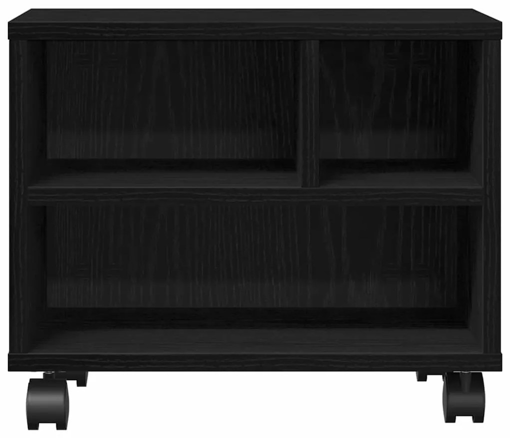 vidaXL Σταντ Εκτυπωτή Μαύρη Οξυά 41 x 32 x 33.5 εκ. Επεξεργασμένο ξύλο