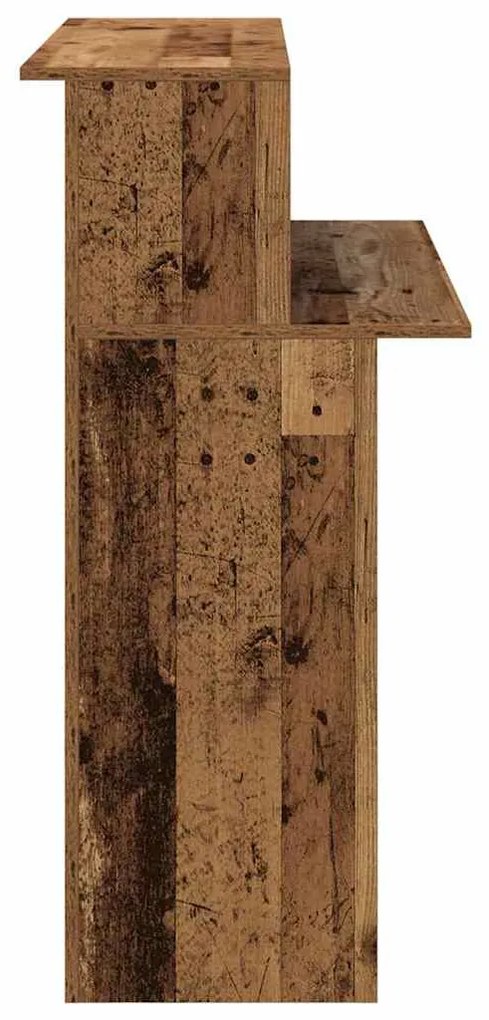 vidaXL Γραφείο υποδοχής Παλιό Ξύλο 100x50x103,5 εκ. Επεξεργασμένο Ξύλο
