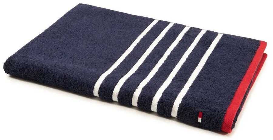 Πετσέτα Cape Cod 698678 Navy Tommy Hilfiger Προσώπου 50x100cm 100% Βαμβάκι