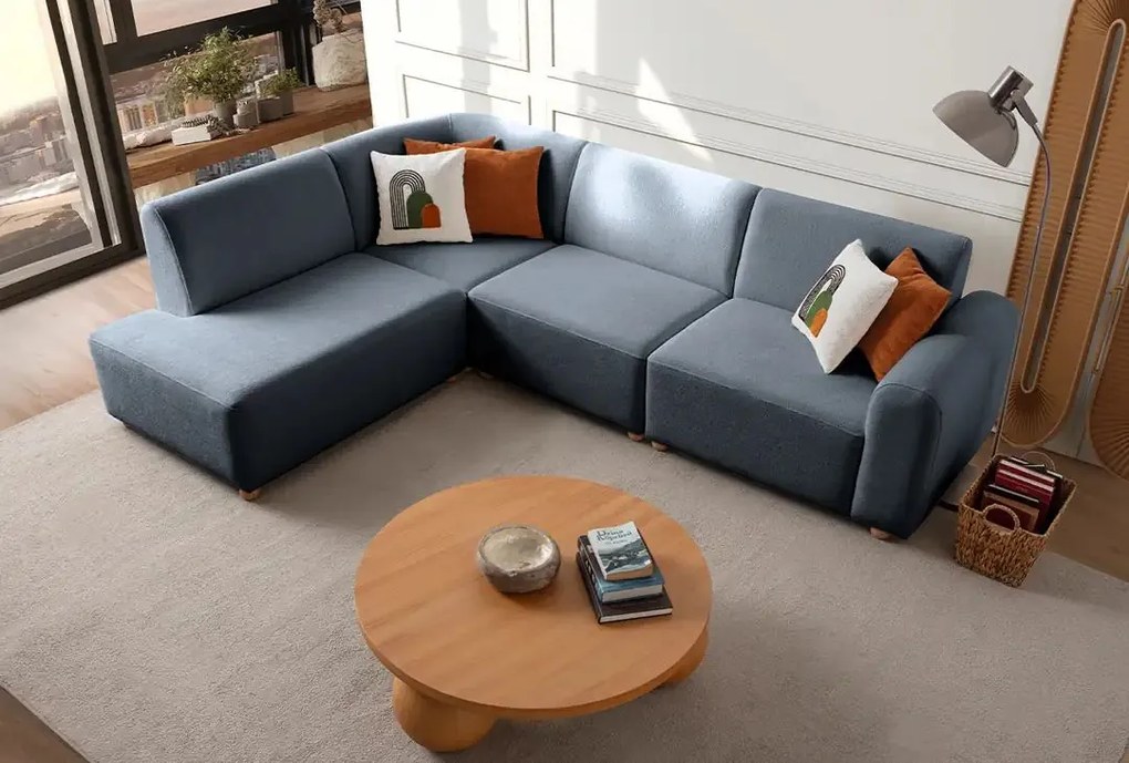 Corner Sofa S-Loft Left - Blue Blue