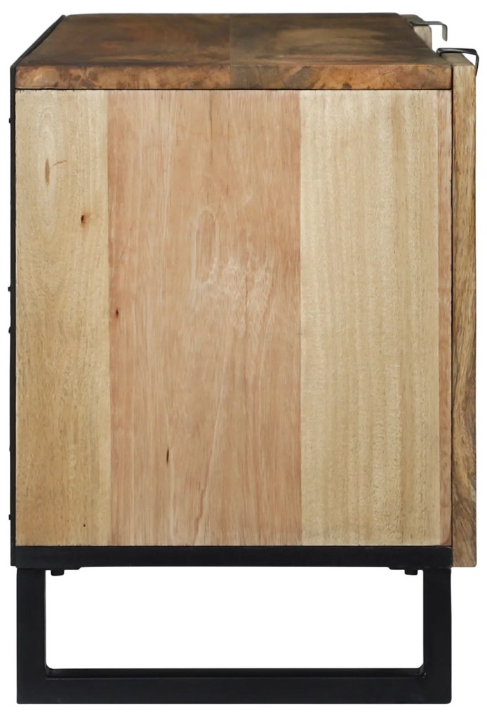 vidaXL Ντουλάπα Τηλεόρασης 105x33.5x46 cm Μασίφ ξύλο μάνγκο