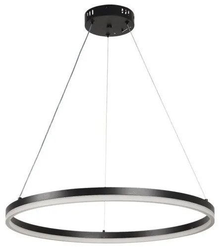 Κρεμαστό Φωτιστικό Οροφής LED 45W IP20 3CCT Inlight-6095-C-Black-Μαύρο 6095-C-Black