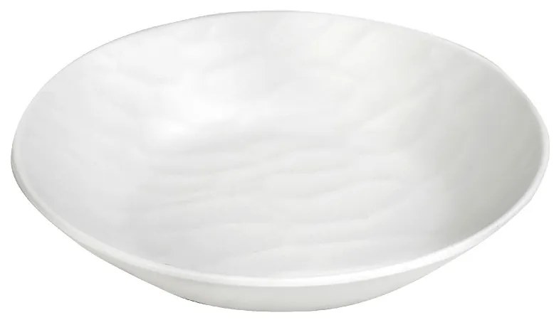 WHITE ΠΙΑΤΟ ΒΑΘΥ ΣΤΡΟΓΓ. 19ΕΚ WAVY MATTE ΜΕΛΑΜΙΝΗΣ MLW393K72-6