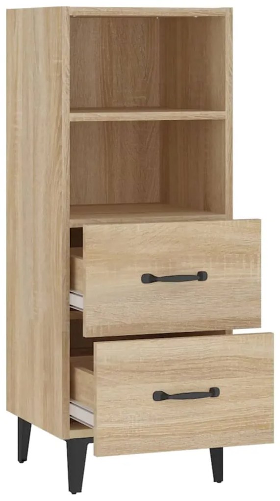 vidaXL Ντουλάπι Sonoma Δρυς 34,5x34x90 εκ. από Επεξεργασμένο Ξύλο