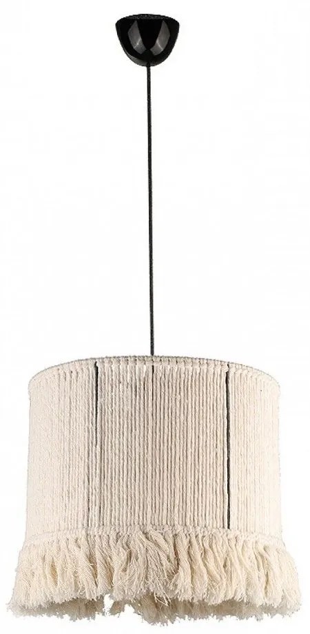 Φωτιστικό Οροφής Silas 216740 E27 30x30x75cm White Megapap Rope
