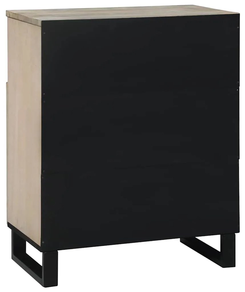 vidaXL Ντουλάπες &amp; ράφια αποθήκευσης μέσων Λευκό και Μαύρο