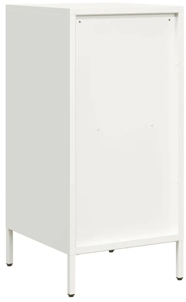 vidaXL Ντουλάπι Λευκό 35x39x73,5 εκ. από Χάλυβα Ψυχρής Έλασης