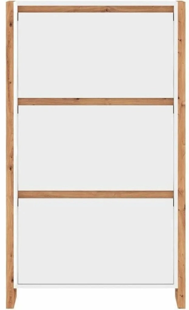 Παπουτσοθήκη Λευκό Eik 70 x 25 x 125 cm