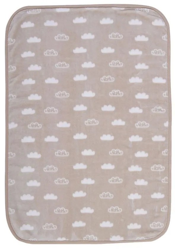 Κουβέρτα Βρεφική Clouds Beige Nef-Nef Cradle 100x140cm Πολυέστερ