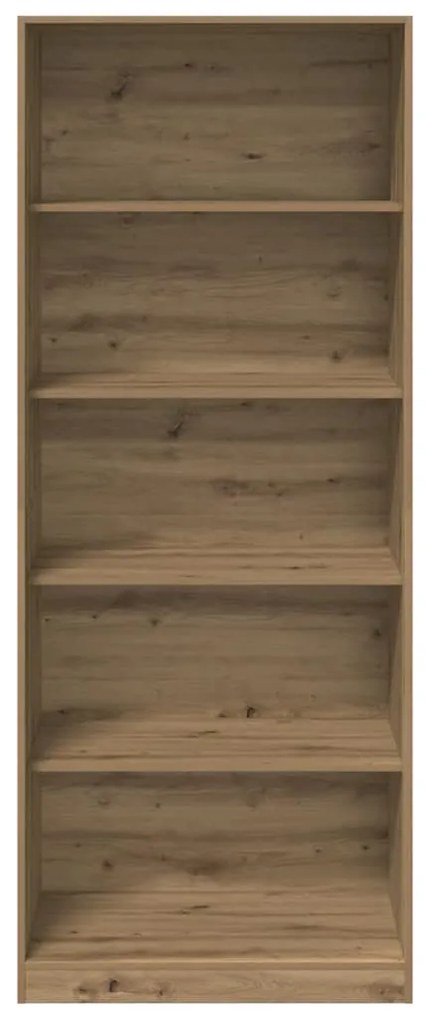 vidaXL Ντουλάπα Αρτισιανή Δρυς 80x50x200εκ από Επεξεργασμένο Ξύλο
