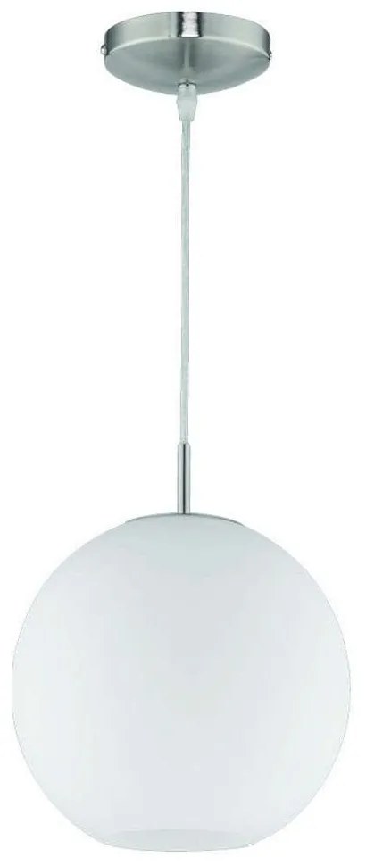 Φωτιστικό Οροφής Moon R30152507 1xE27 60W Φ25 150cm Nickel Mat RL Lighting Metal, Glass